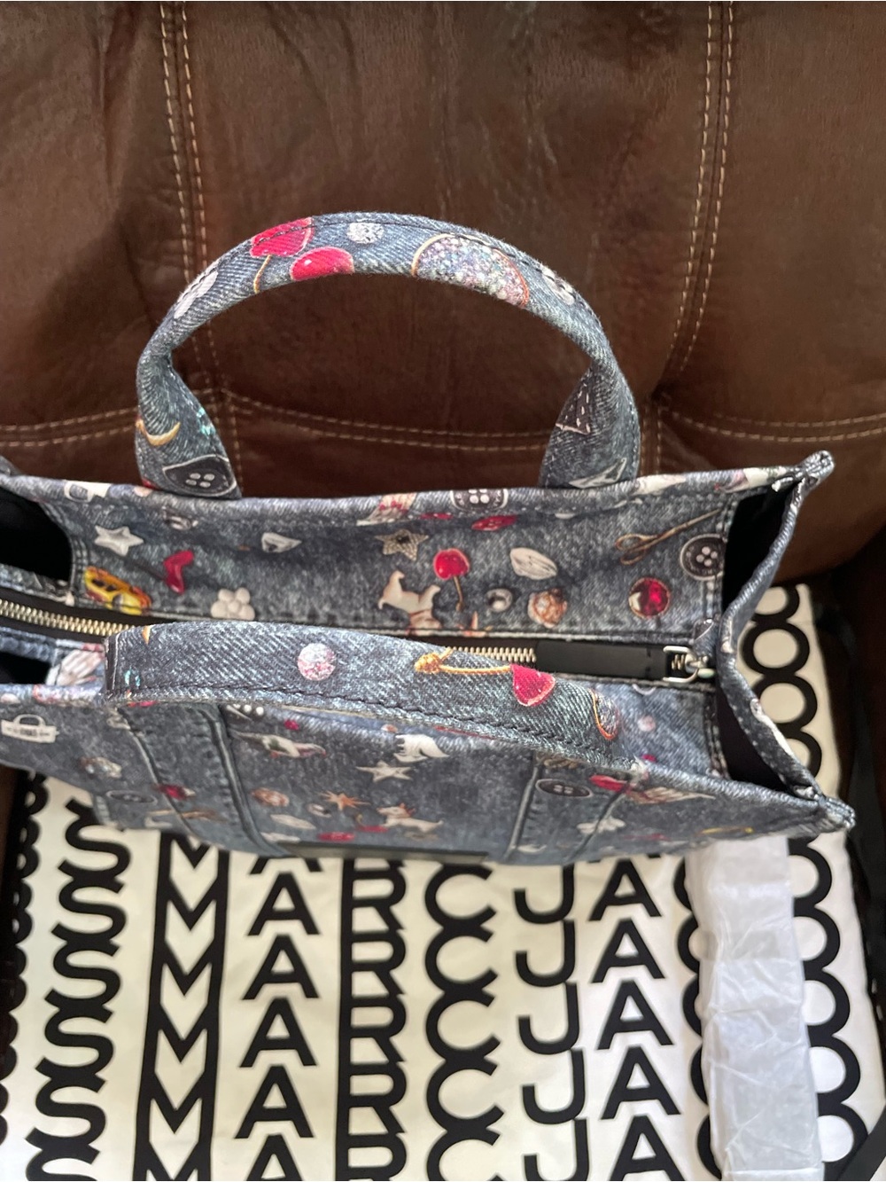 Marc Jacobs Denim Trinket Tote - Picture 4 of 8